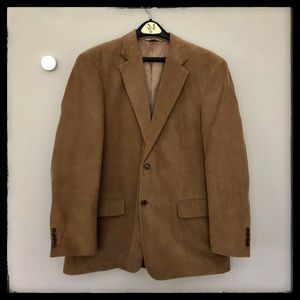Tan Camel Men’s Corduroy Blazer